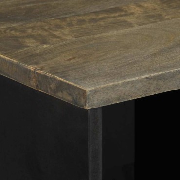 vidaXL Sideboard 80x33x75cm μασίφ ξύλο Mango 1 τεμ.