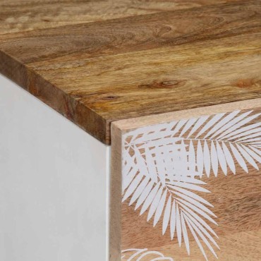 vidaXL Sideboard 60x33,5x75cm μασίφ ξύλο Mango