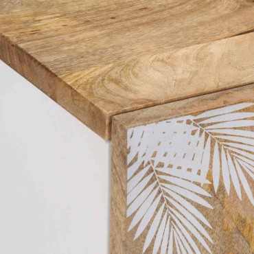 ντουλάπι τηλεόρασης vidaXL 105x33,5x46cm μασίφ ξύλο Mango
