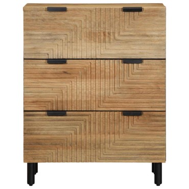 vidaXL Sideboard καφέ 60x33x75cm μασίφ ξύλο Mango