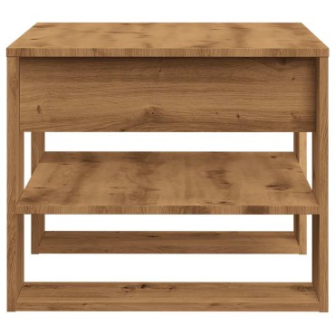 vidaXL Τραπεζάκι σαλονιού Artisan Oak 55,5x55x45cm Κατασκευασμένο ξύλο 1 τεμ.
