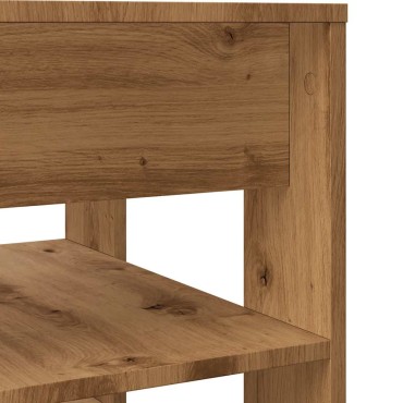 vidaXL Τραπεζάκι σαλονιού Artisan Oak 55,5x55x45cm Κατασκευασμένο ξύλο 1 τεμ.