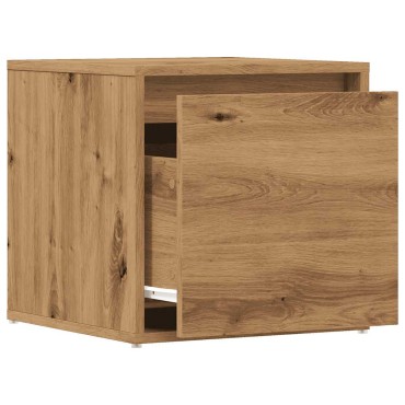 vidaXL Συρτάρι Box Artisan Δρυς 40,5x40x40cm Ξύλο μηχανής