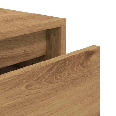vidaXL Συρτάρι Box Artisan Δρυς 40,5x40x40cm Ξύλο μηχανής