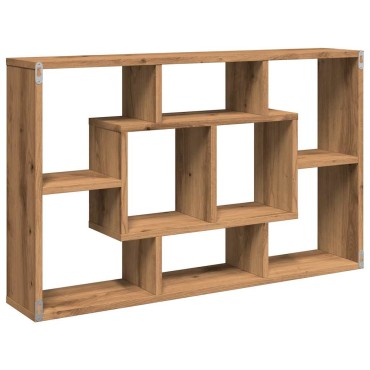 vidaXL Ράφι τοίχου Artisan Oak 85x16x52,5cm Κατασκευασμένο ξύλο 1 τεμ.