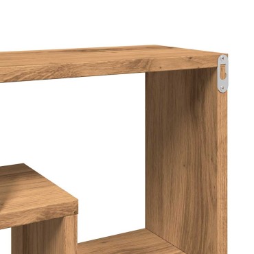 vidaXL Ράφι τοίχου Artisan Oak 85x16x52,5cm Κατασκευασμένο ξύλο 1 τεμ.