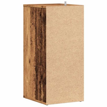 vidaXL Παπουτσοθήκη Παλιό Ξύλο 32x35x70cm από Μοριοσανίδα