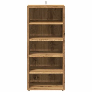 vidaXL Παπουτσοθήκη Τεχνίτης Δρυς 32x35x70cm από Επεξεργασμένο Ξύλο
