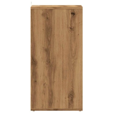 vidaXL Παπουτσοθήκη Τεχνίτης Δρυς 32x35x70cm από Επεξεργασμένο Ξύλο