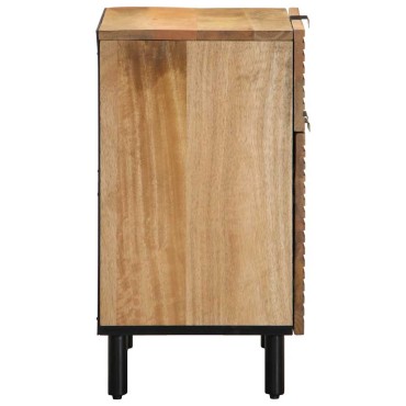 vidaXL Κομοδίνο καφέ 50x33x60cm μασίφ ξύλο Mango 1 τεμ.