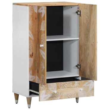 vidaXL Highboard 60x33,5x100cm μασίφ ξύλο Mango