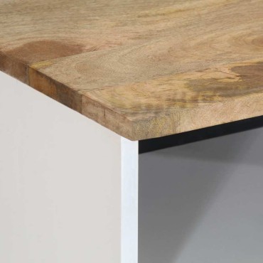 ντουλάπι τηλεόρασης vidaXL 100x33,5x46cm μασίφ ξύλο Mango