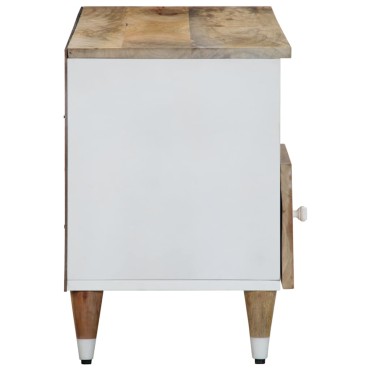 ντουλάπι τηλεόρασης vidaXL 100x33,5x46cm μασίφ ξύλο Mango