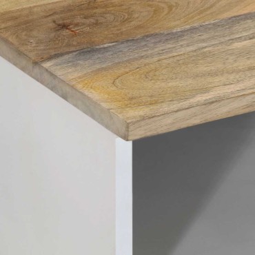 ντουλάπι τηλεόρασης vidaXL 100x33,5x46cm μασίφ ξύλο Mango