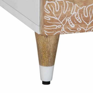 ντουλάπι τηλεόρασης vidaXL 100x33,5x46cm μασίφ ξύλο Mango