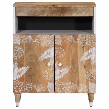 vidaXL Sideboard 60x33,5x75cm μασίφ ξύλο Mango