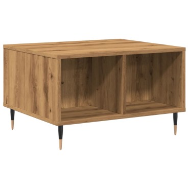 vidaXL Τραπεζάκι σαλονιού Artisan Oak 60x50x36,5cm Κατασκευασμένο ξύλο 1 τεμ.
