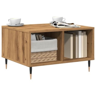 vidaXL Τραπεζάκι σαλονιού Artisan Oak 60x50x36,5cm Κατασκευασμένο ξύλο 1 τεμ.