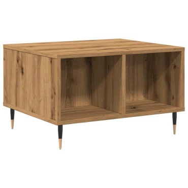 vidaXL Τραπεζάκι σαλονιού Artisan Oak 60x50x36,5cm Κατασκευασμένο ξύλο 1 τεμ.