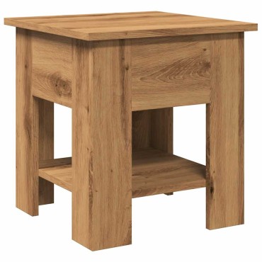 vidaXL Τραπεζάκι σαλονιού Artisan Oak 40x40x42cm Κατασκευασμένο ξύλο 1 τεμ.