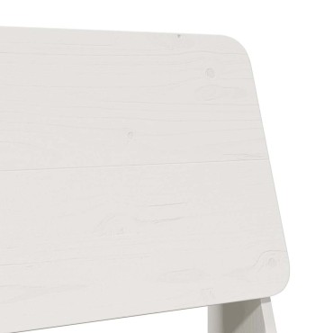 vidaXL Καρέκλες κήπου 2 τεμ. Λευκό 60x64x70,5cm Ξύλο πεύκο μασίφ
