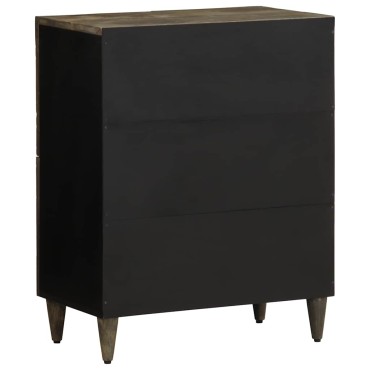 vidaXL Συρταριέρα 60x33x75cm από Μασίφ Ξύλο Μάνγκο 1 τεμ.