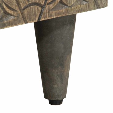 vidaXL Ντουλάπι Μπάνιου 62x33x58cm από Μασίφ Ξύλο Μάνγκο