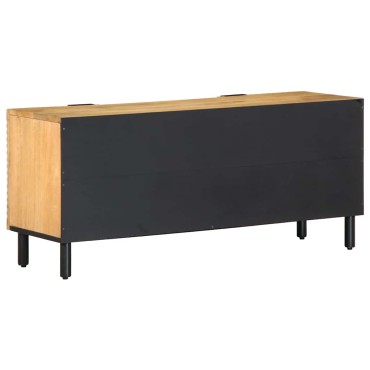 vidaXL Ντουλάπι τηλεόρασης καφέ 105x33x46cm από μασίφ ξύλο Mango 1 τεμ.