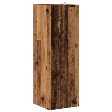 vidaXL Γωνιακό ντουλάπι παλιό ξύλο 33x33x100cm Ξύλο μηχανής