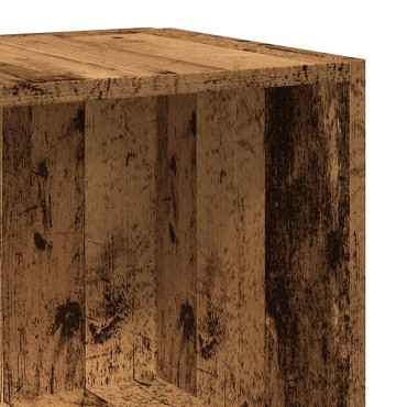 vidaXL Γωνιακό ντουλάπι παλιό ξύλο 33x33x100cm Ξύλο μηχανής