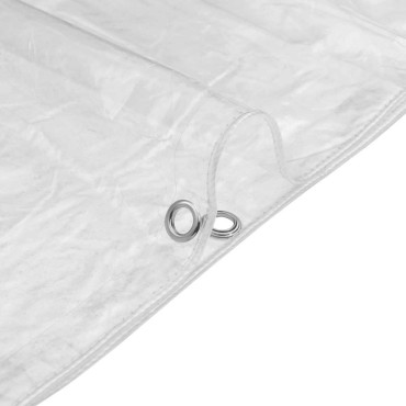 vidaXL Κάλυμμα φυτών με οπές 3x6 m PVC