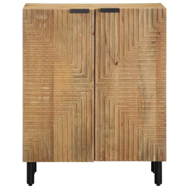 vidaXL Sideboard καφέ 60x33x75cm μασίφ ξύλο Mango
