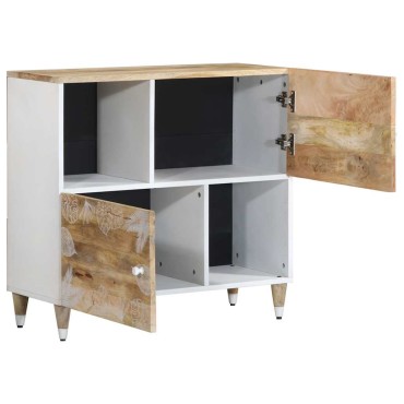 vidaXL Sideboard 80x33,5x75cm μασίφ ξύλο Mango