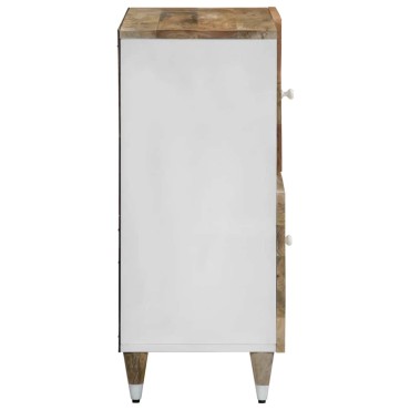 vidaXL Sideboard 80x33,5x75cm μασίφ ξύλο Mango