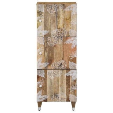 vidaXL Highboard 40x33,5x110cm μασίφ ξύλο Mango