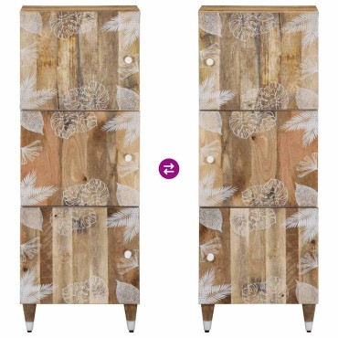 vidaXL Highboard 40x33,5x110cm μασίφ ξύλο Mango