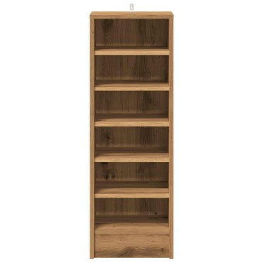 vidaXL Ντουλάπι παπουτσιών Artisan Oak 32x35x92cm Κατασκευασμένο ξύλο