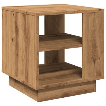 vidaXL Τραπεζάκι σαλονιού Artisan Oak 40x40x43cm Κατασκευασμένο ξύλο 1 τεμ.