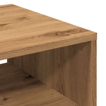 vidaXL Τραπεζάκι σαλονιού Artisan Oak 40x40x43cm Κατασκευασμένο ξύλο 1 τεμ.