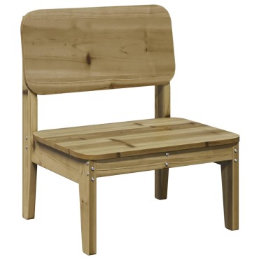 Καρέκλα κήπου vidaXL 60x52,5x72cm Εμποτισμένο ξύλο πεύκο 1 τεμ.