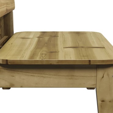 Καρέκλα κήπου vidaXL 60x52,5x72cm Εμποτισμένο ξύλο πεύκο 1 τεμ.
