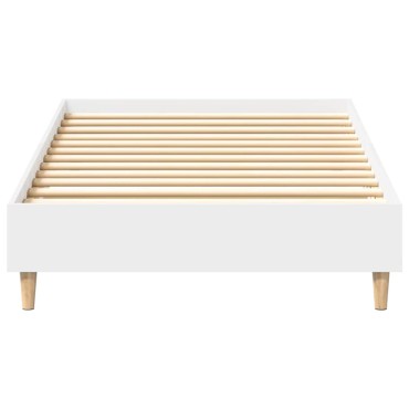 vidaXL Πλαίσιο κρεβατιού χωρίς στρώμα Λευκό 90x200cm 1 τεμ. - Μονό