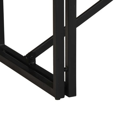 vidaXL Τραπεζάκι σαλονιού πολύχρωμο 80x40x35cm Ξύλο μασίφ ανακυκλωμένο 1 τεμ.