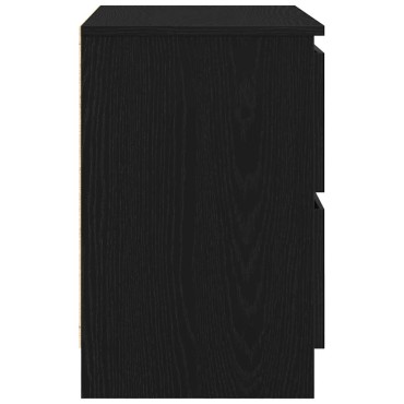 ντουλάπι τηλεόρασης vidaXL Μαύρο 60x35x54cm Κατασκευασμένο ξύλο