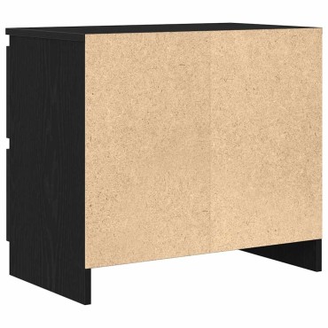 ντουλάπι τηλεόρασης vidaXL Μαύρο 60x35x54cm Κατασκευασμένο ξύλο