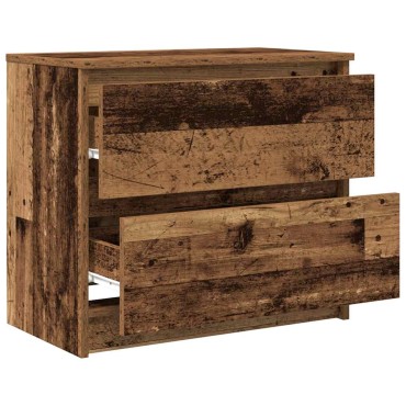 vidaXL Έπιπλο Τηλεόρασης Παλιό Ξύλο 60x35x54cm από Μοριοσανίδα