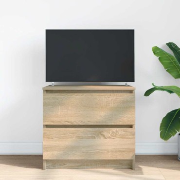vidaXL Έπιπλο Τηλεόρασης Sonoma Δρυς 60x35x54cm Επεξ. Ξύλο