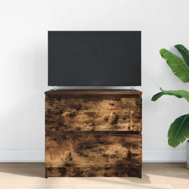 vidaXL Έπιπλο Τηλεόρασης Καπνιστή Δρυς 60x35x54cm Επεξεργ. Ξύλο