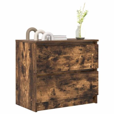 vidaXL Έπιπλο Τηλεόρασης Καπνιστή Δρυς 60x35x54cm Επεξεργ. Ξύλο