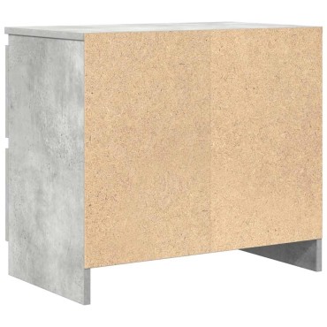 vidaXL Έπιπλο Τηλεόρασης Γκρι Σκυροδέματος 60x35x54cm Επεξεργ. Ξύλο